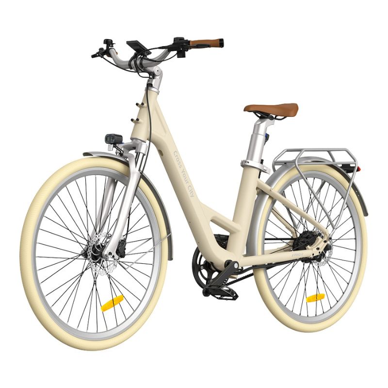 ADO Air 28 Pro - Urban Step Through All-Rounder Electric Bike - Latte