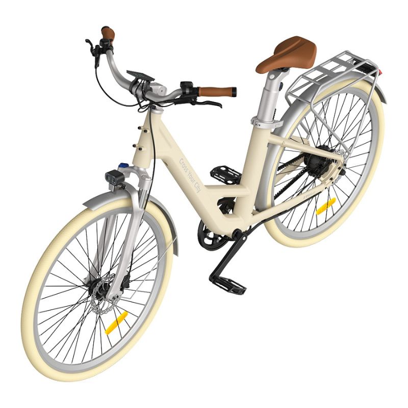 ADO Air 28 Pro - Urban Step Through All-Rounder Electric Bike - Latte