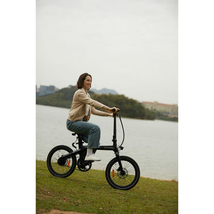 ADO Air Carbon - The Lightest Carbon Folding E-Bike - Black Outside Shot