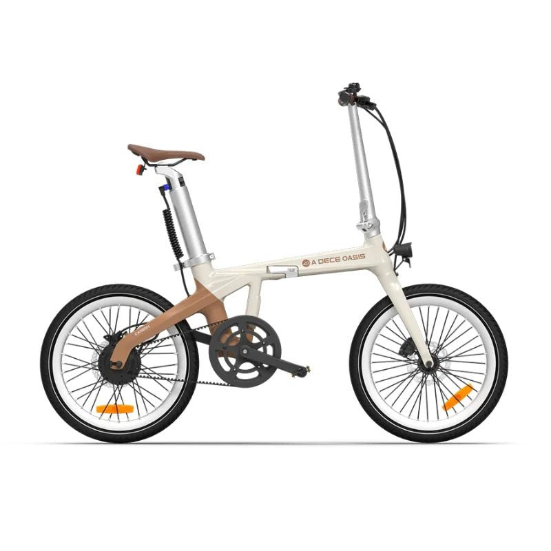 ADO Air Carbon - The Lightest Carbon Folding E-Bike - Latte