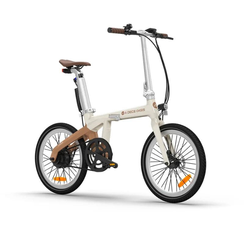 ADO Air Carbon - The Lightest Carbon Folding E-Bike - Latte