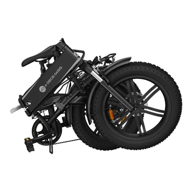 ADO Beast 20F - Folding Electric Bike - Black Folded