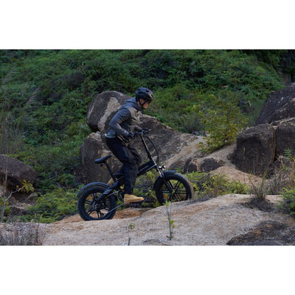 ADO Beast 20F - Folding Electric Bike - Black Outside Shot