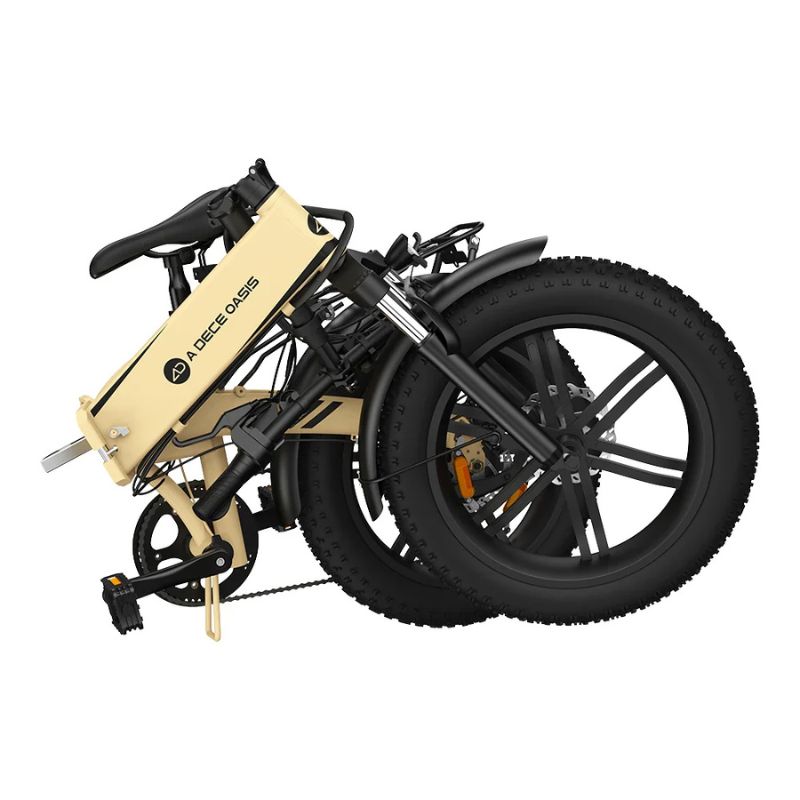 ADO Beast 20F - Folding Electric Bike - Sand Folded