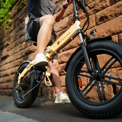 ADO Beast 20F - Folding Electric Bike - Sand Outside Shot