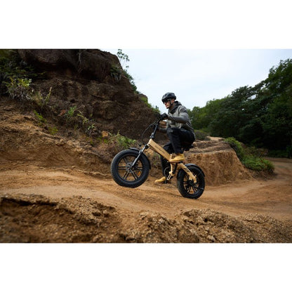 ADO Beast 20F - Folding Electric Bike - Sand Outside Shot