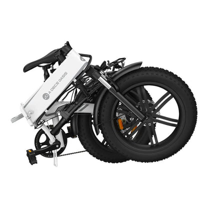 ADO Beast 20F - Folding Electric Bike - White Folded