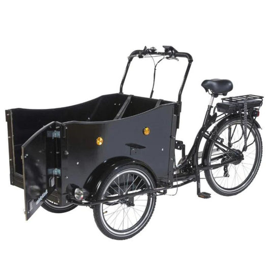 AMCargoBikes Curve - Cargo Electric Bike - Black frame