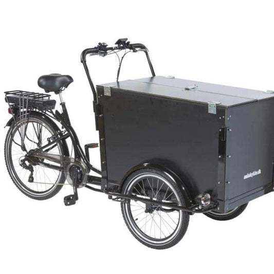 AMCargoBikes Workman 2 - Cargo Electric Bike - Black Frame