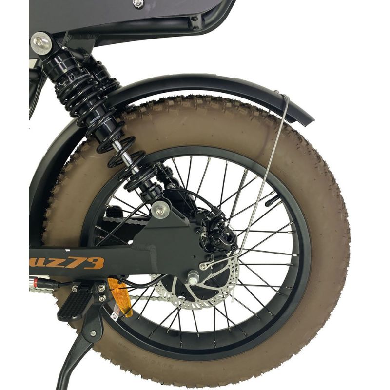 Cruz73 Retro Electric Bike - Mariner Special Edition -  Fat Tyre - Back wheel