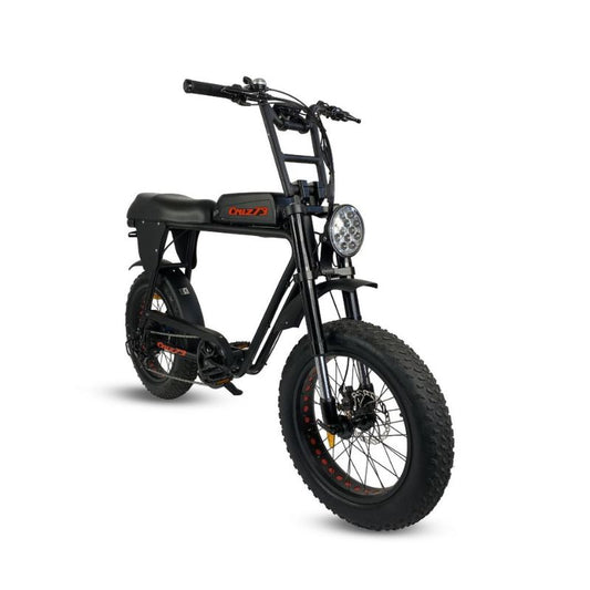 Cruz73 Retro Electric Bike - Pro Version - Fat Tyre - 250w