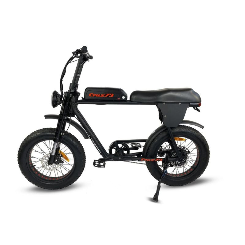 Cruz73 Retro Electric Bike - Pro Version - Fat Tyre - 250w