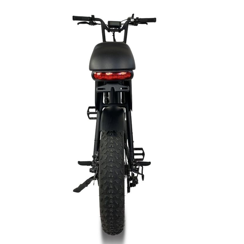 Cruz73 Retro Electric Bike - Pro Version - Fat Tyre - Rear angle