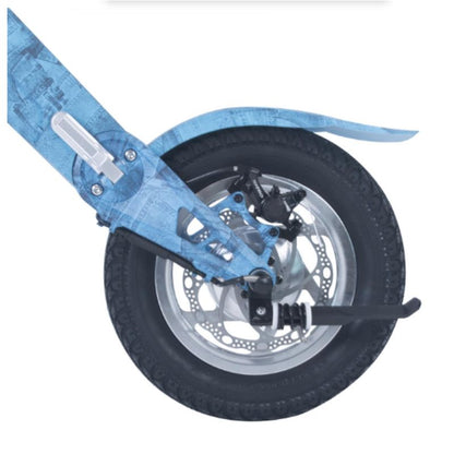 Cruzaa Electric Scooter Pro Limited Edition - Denim Blue - Wheel