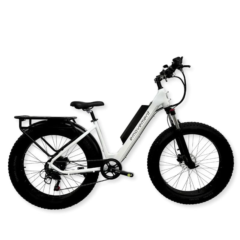 E-Movement Aries - Mountain Electric Bike - White