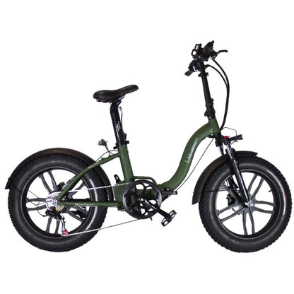 E-Movement Hunter Extreme - Folding Electric Bike - Green