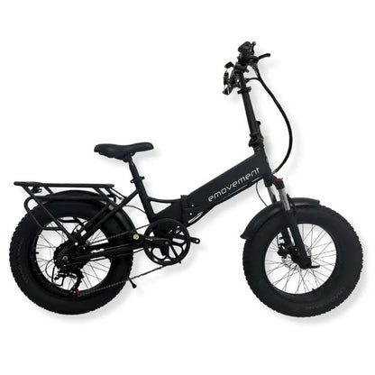 E-Movement Pixie - Folding Electric Bike - Black