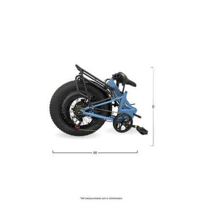 E-Movement Pixie - Folding Electric Bike - Dimensions folded