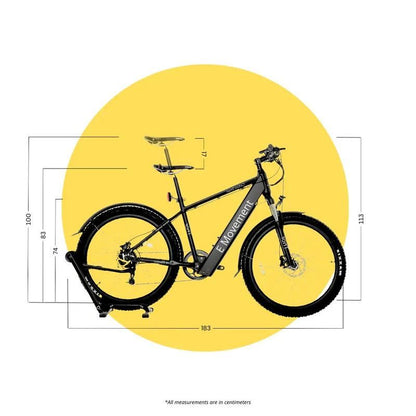 E-Movement Thor - Mountain Electric Bike - Dimensions