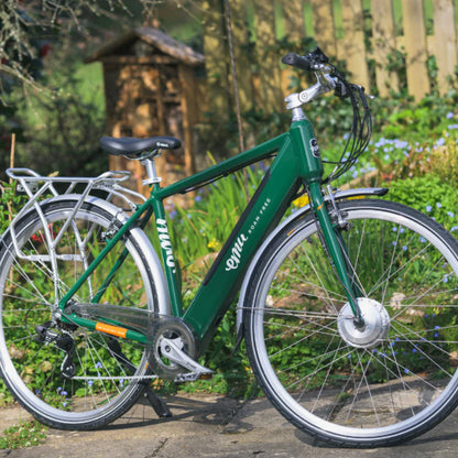 Emu Roam - Crossbar Electric Bike - Racing Green