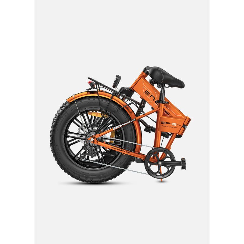 Engwe EP-2 Pro - Folding Electric Bike - Orange Folded