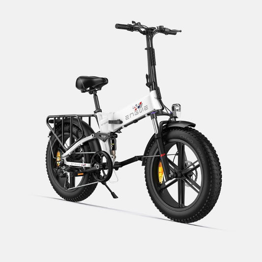 Engwe Engine X - Electric Folding Bike - White