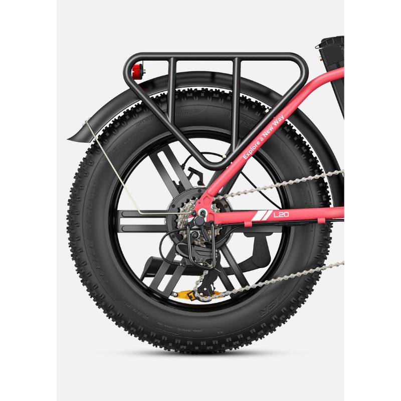 Engwe L20 - Step-Through Electric Bike - Rear Wheel