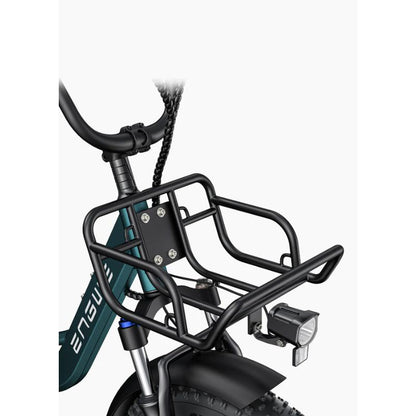 Engwe L20 Boost Sea Green - Front Rack - E-Bikes Express