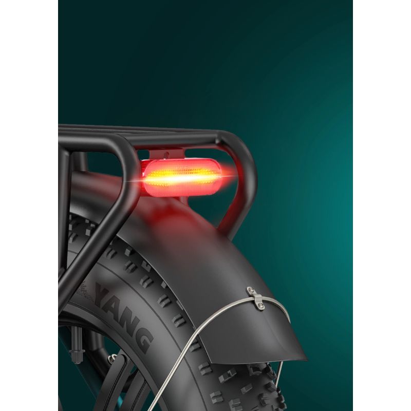 Engwe L20 Boost Sea Green - Rear Light - E-Bikes Express