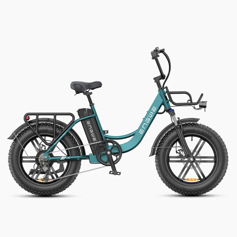 Engwe L20 Boost Sea Green - Step-Through Electric Bike - 250W - E-Bikes Express