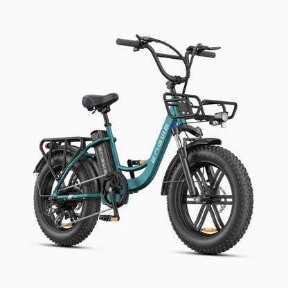 Engwe L20 Boost Sea Green - Step-Through Electric Bike - 250W - E-Bikes Express