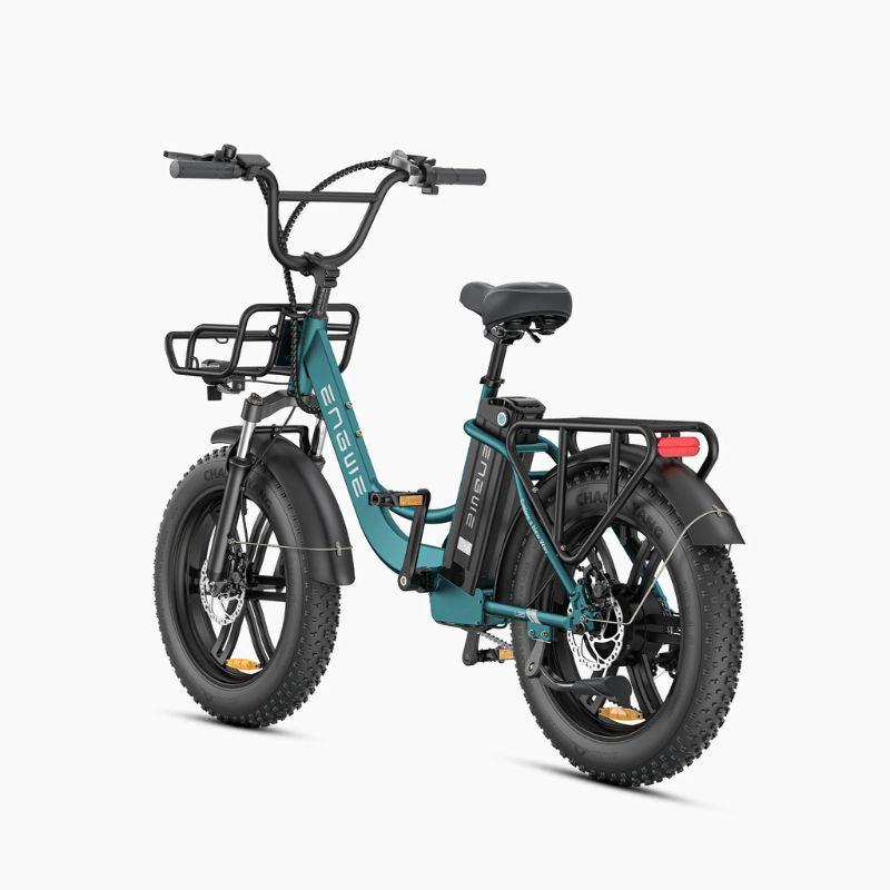 Engwe L20 Boost Sea Green - Step-Through Electric Bike - 250W - E-Bikes Express