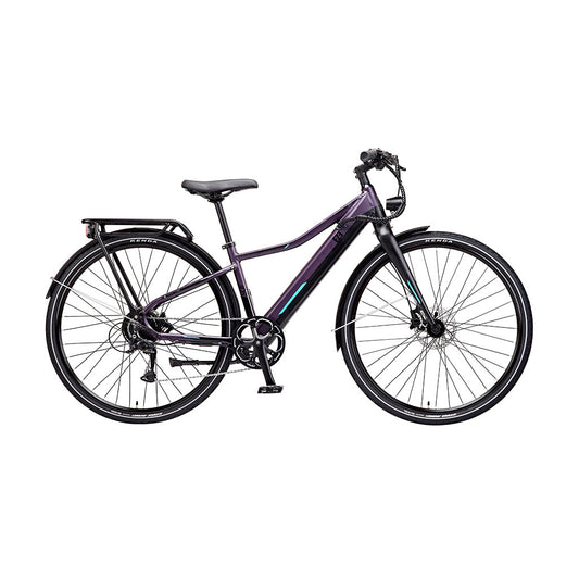 Ezego Commute INT Unisex - Electric Bike - Purple & Black