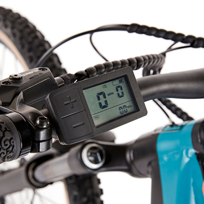 Ezego Trail Destroyer II - Electric Bike - Turquoise & Black - Display