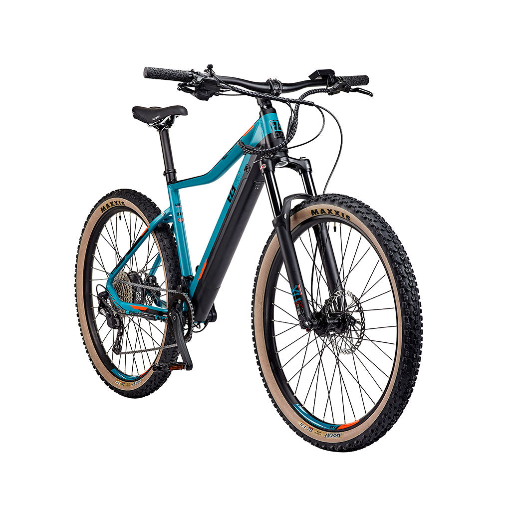 Ezego Trail Destroyer II - Electric Bike - Turquoise & Black