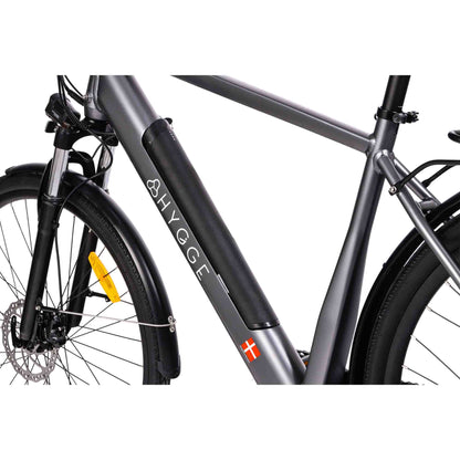 Hygge Aarhus - Commuter Electric Bike - Grey - Battery