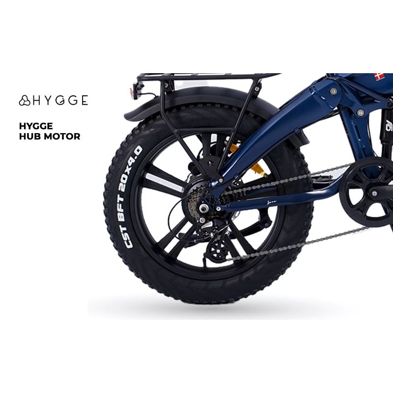 Hygge Sorø - Electric Folding Bike - Hub Motor