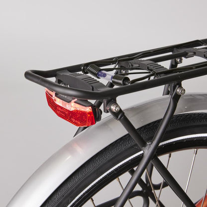 Juicy Bike Classic Electric Bike - Orange - Rear Light and Bike Rack