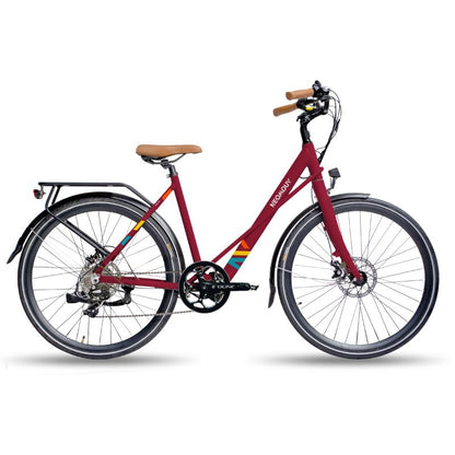 Neomouv Malva - Step Through Electric Bike - Red