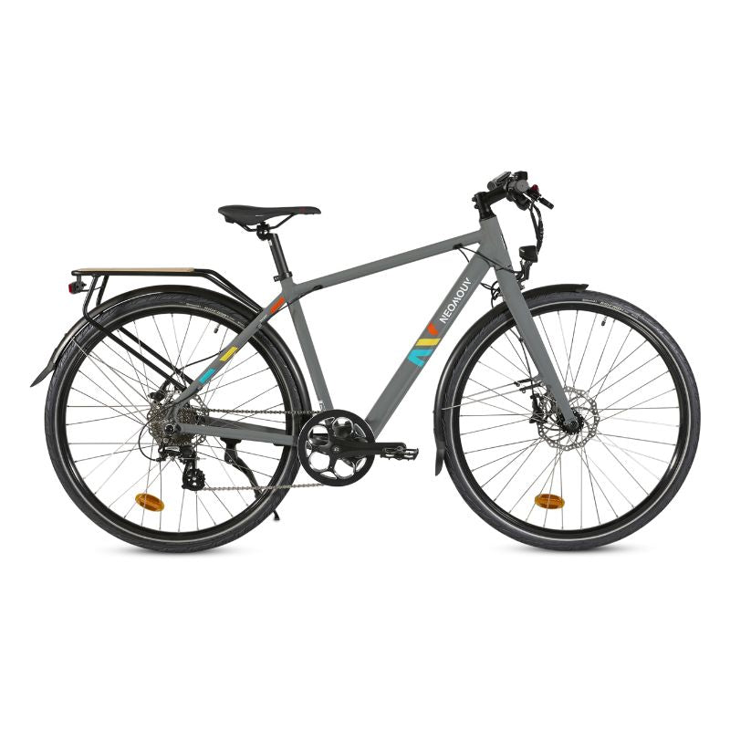 Neomouv Ticket - Crossbar Electric Bike - Grey