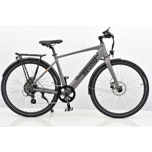 Revom EB01 - Gents Hybrid Electric Bike - Grey