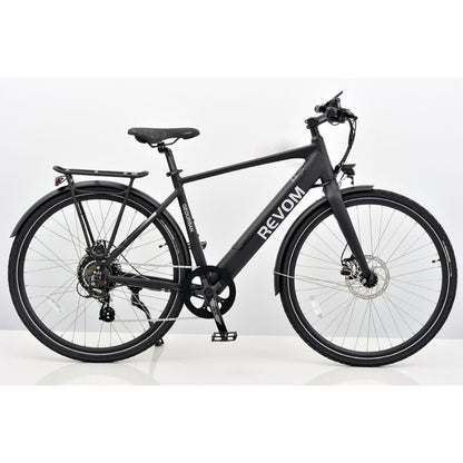 Revom EB01 - Gents Hybrid Electric Bike - Black