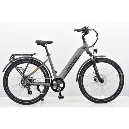 Revom ST04 Tourer Step Through Electric Bike - Grey