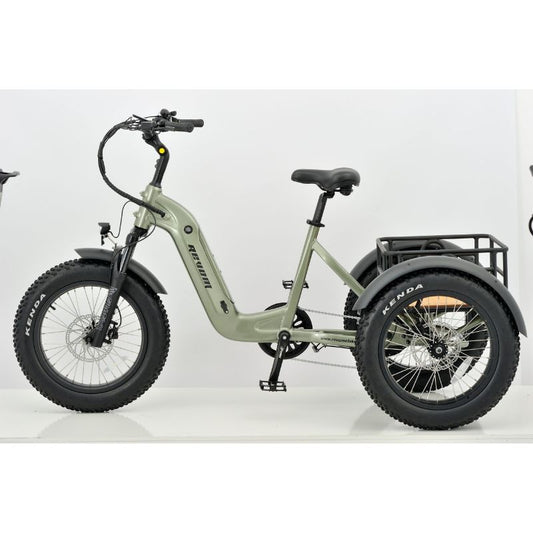 Revom T2 Fat Tyre - Electric Mountain Trike - 250w - Green