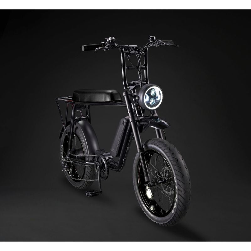 Rocket 88S Fat Boy - Super Monkey Electric Bike - Black Frame - Black Trim - Black Rim