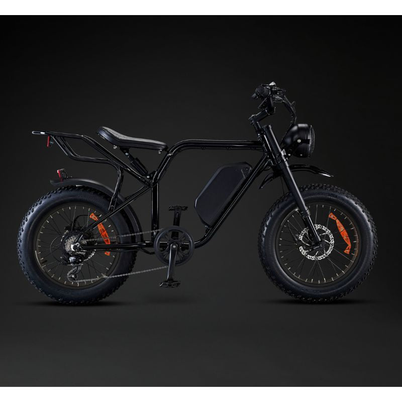 Rocket SX Sport Utility - Electric Bike - Black Frame - Black Trim - Black Rim