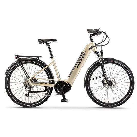 Wisper Wayfarer M7 Mid-Drive Step Through Electric Bike - E-Bikes Express