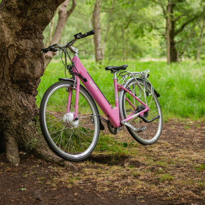 Emu Classic - Step Through Electric Bike - Fuchsia